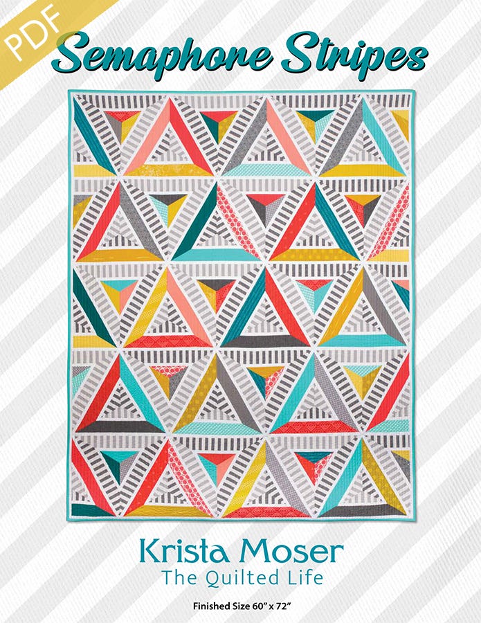 Krista Moser Semaphore Stripes